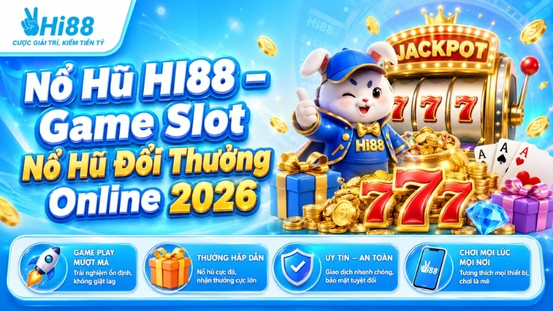 Nổ Hũ HI88 – Slot Game, Jackpot Đổi Thưởng Online 2026